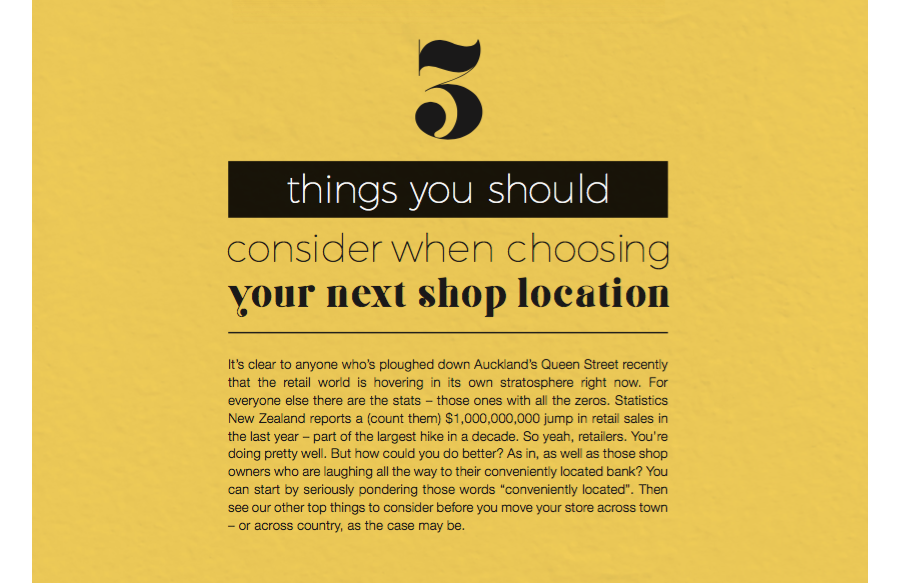Shop Location